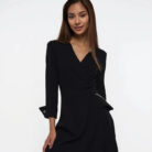 šaty s retiazkou čierne Rinascimento