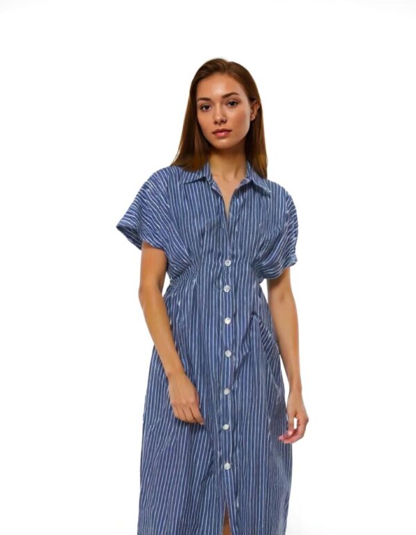 šaty košeľové pruhované Rinascimento