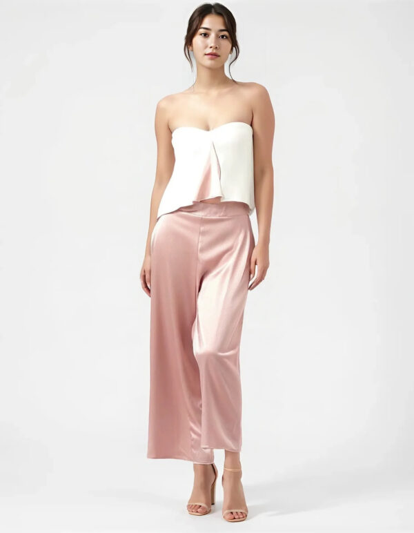 nohavice elegantné saténové Rinascimento