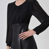 šaty koktailové čierne Rinascimento