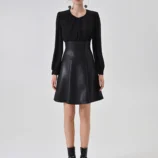 šaty koktailové čierne Rinascimento