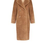 kabát kožušinový - baránok svetlý Rinascimento