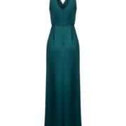 šaty so širokou pásovkou spoločenské zelené Rinascimento