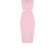 šaty so saténovou pásovkou puzdrové Rinascimento