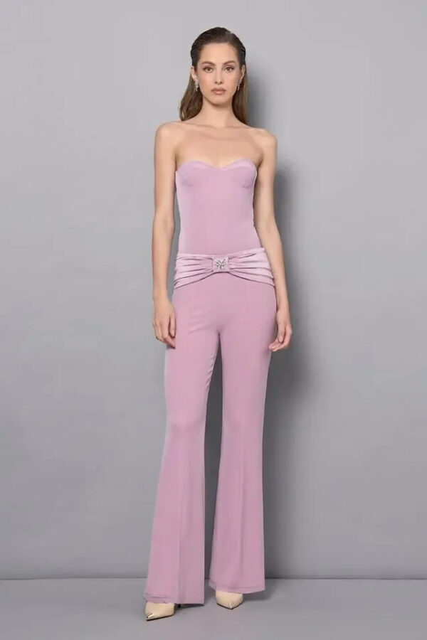 nohavice so saténovou pásovkou Rinascimento