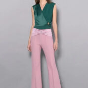 nohavice so saténovou pásovkou Rinascimento