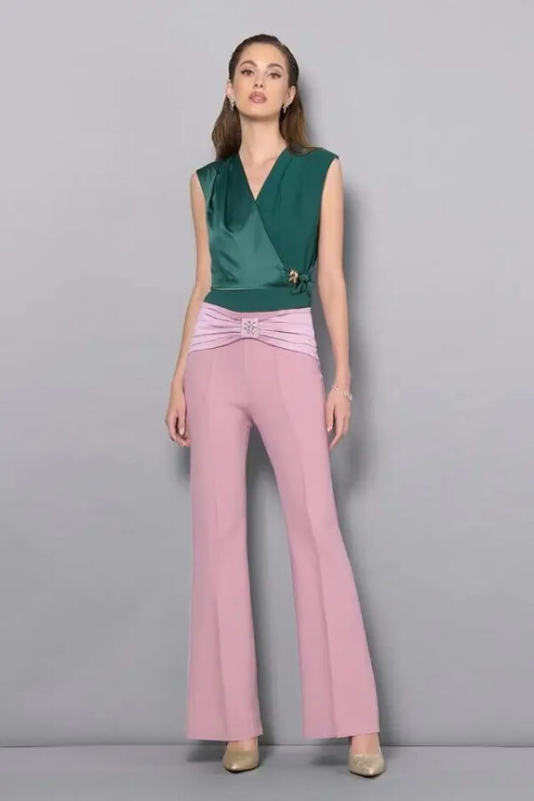 nohavice so saténovou pásovkou Rinascimento