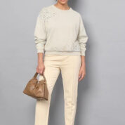 mikina s kamienkami svetlá Rinascimento