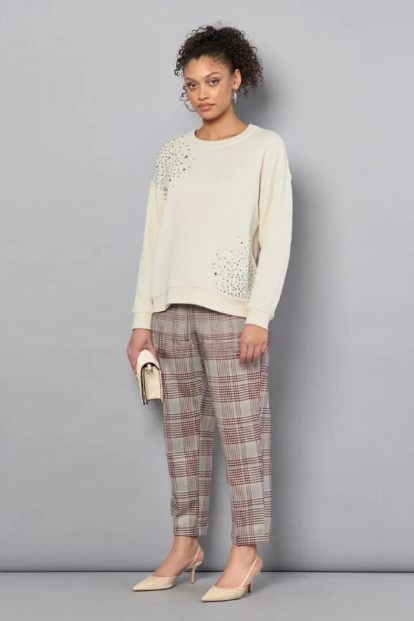 mikina s kamienkami svetlá Rinascimento