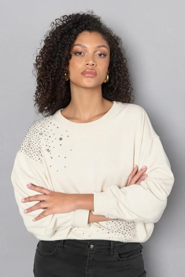 mikina s kamienkami svetlá Rinascimento