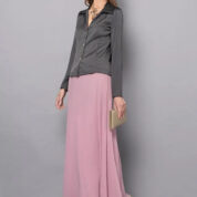 blúzka s náhrdelníkom luxusná čierna Rinascimento