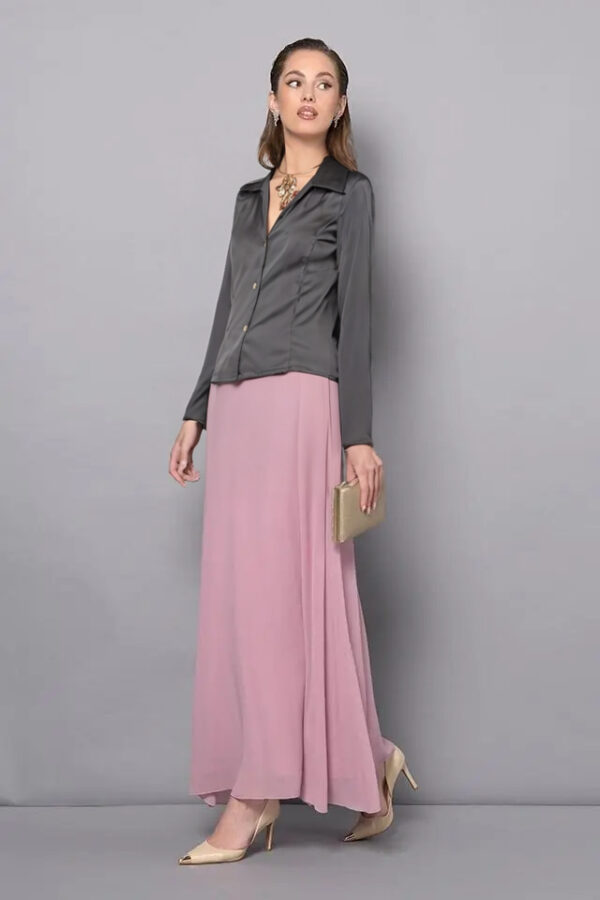 blúzka s náhrdelníkom luxusná čierna Rinascimento