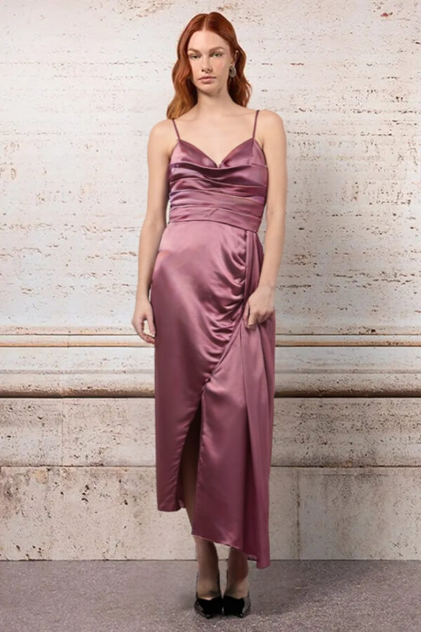 šaty empírové bordové Rinascimento
