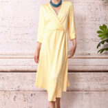 šaty elegantné žlté Rinascimento