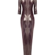 šaty extravagantné spoločenské bordó Rinascimento