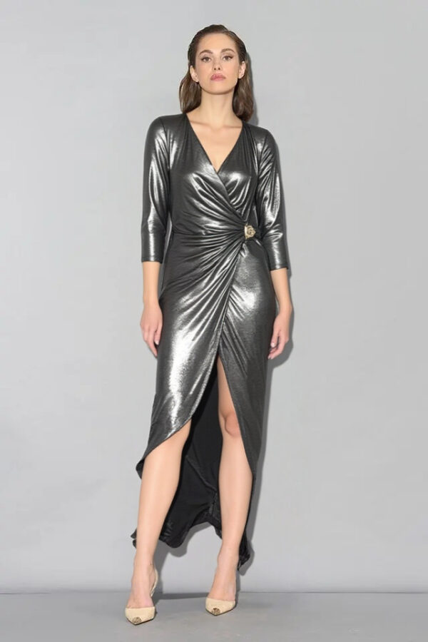 šaty extravagantné spoločenské čierne Rinascimento