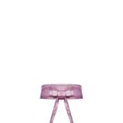 opasok kožený zavinovací ružový Rinascimento