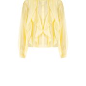 blúzka s volánmi letná smotanová Rinascimento