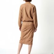 bunda bomber z imitácie jelenej kože Rinascimento