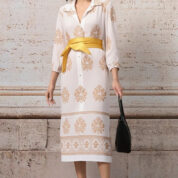 opasok kožený zavinovací zlatý Rinascimento