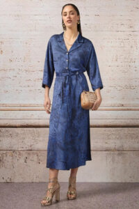 šaty s opaskom košeľové Rinascimento