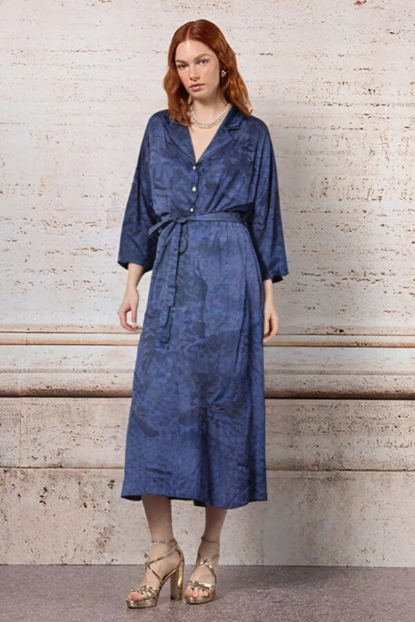 šaty s opaskom košeľové Rinascimento