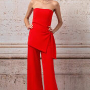 nohavice palazzo červené Rinascimento