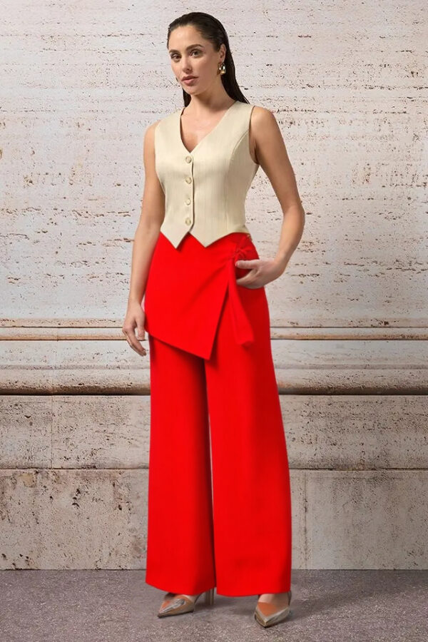 nohavice palazzo červené Rinascimento