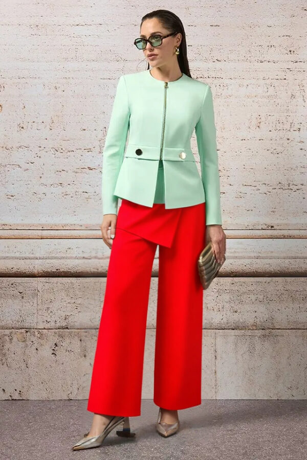 nohavice palazzo červené Rinascimento