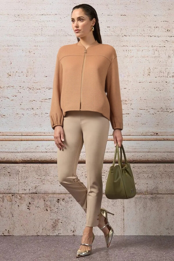 bunda bomber z imitácie jelenej kože Rinascimento