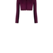 kabát bordó prechodný so zipsom Rinascimento