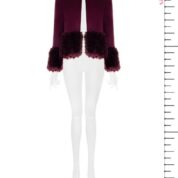 kabát s kožušinou elegantný krátky Rinascimento