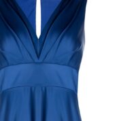 šaty dlhé spoločenské jasné modré Rinascimento