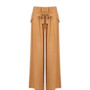 nohavice s viazaním letné hnedé Rinascimento - strih