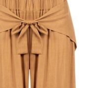 nohavice s viazaním letné hnedé Rinascimento - strih