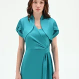 bolerko luxusné tyrkysovo zelené Rinascimento